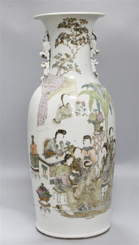 A Chinese vase, height 60cm